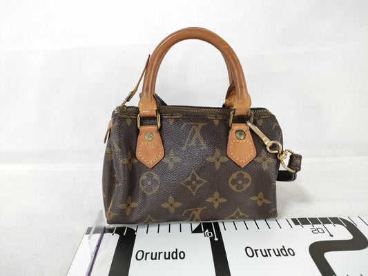 LOUIS VUITTON Monogram Mini Speedy Shoulder Bag