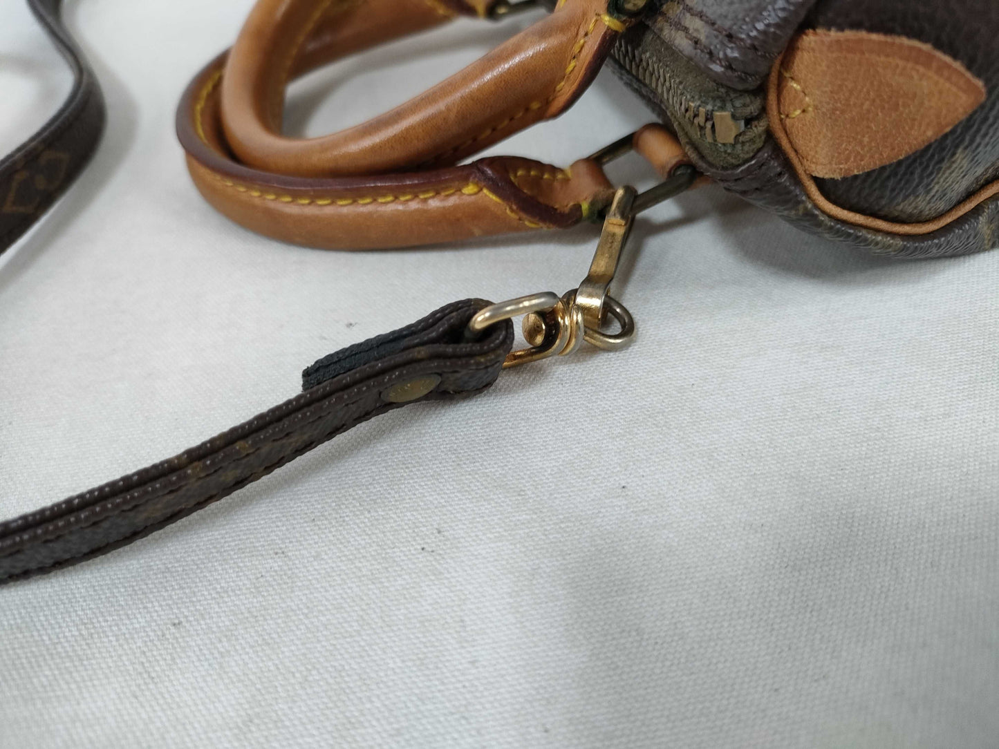 LOUIS VUITTON Monogram Mini Speedy Shoulder Bag