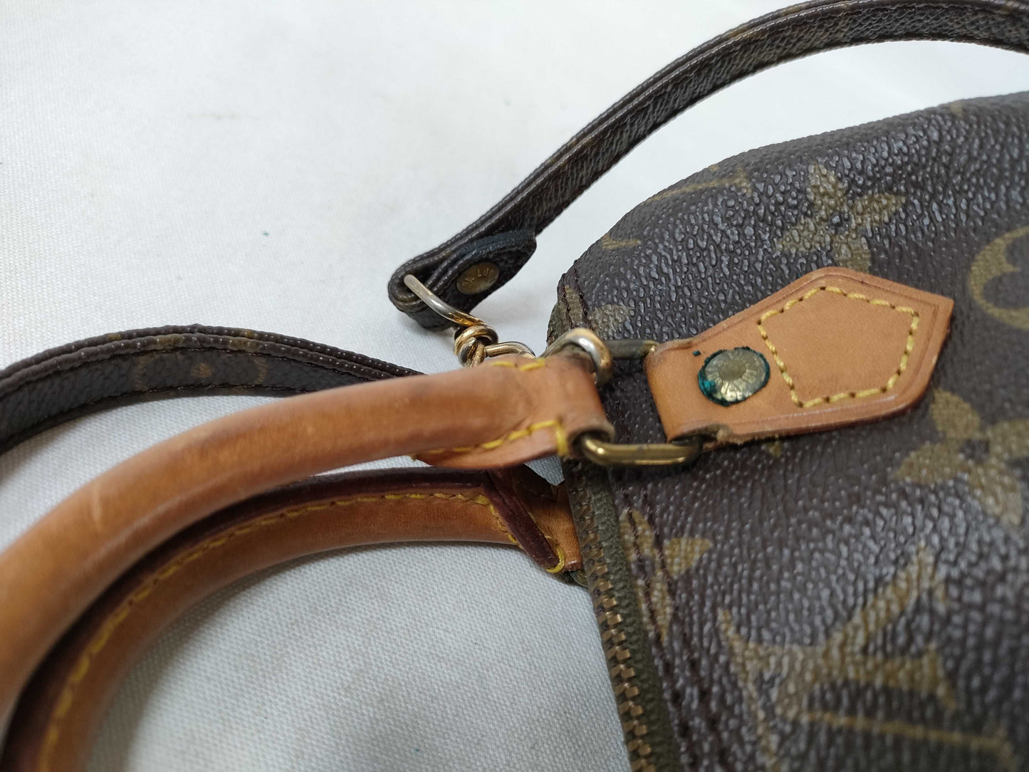 LOUIS VUITTON Monogram Mini Speedy Shoulder Bag