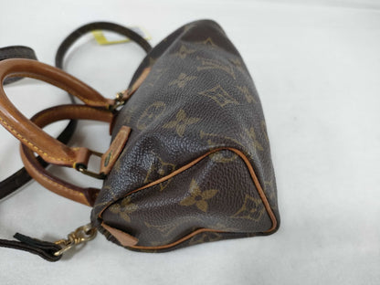 LOUIS VUITTON Monogram Mini Speedy Shoulder Bag