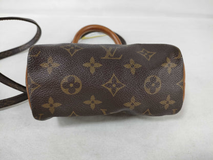LOUIS VUITTON Monogram Mini Speedy Shoulder Bag