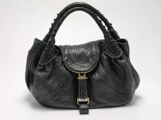 FENDI Zucca pattern spy bag leather handbag