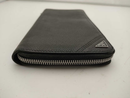 PRADA Wallet Round Zipper Large Size Wallet