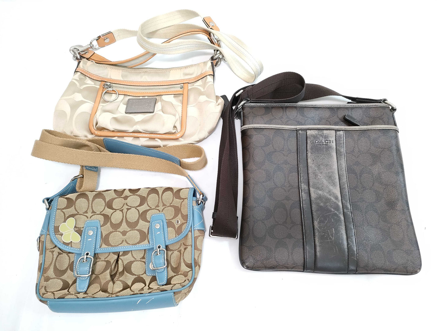 COACH Signature 3-Piece Shoulder Bag