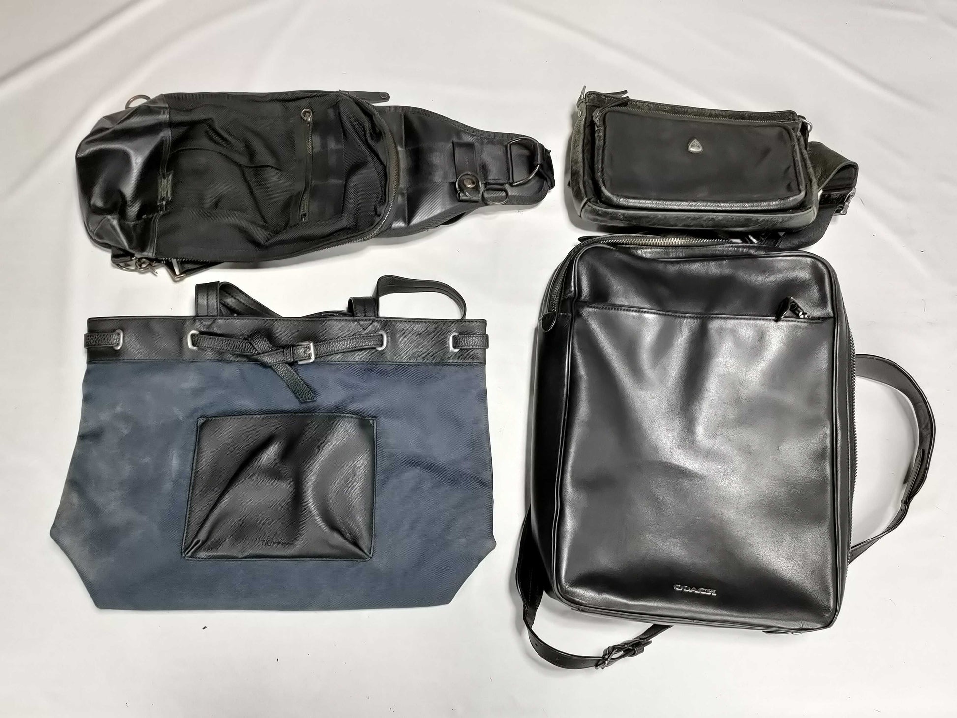 COACH, PORTER, and other men's handbags
