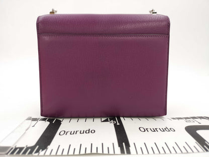 HERMES Veru Anemone Silver Hardware D Engraved Shoulder Bag