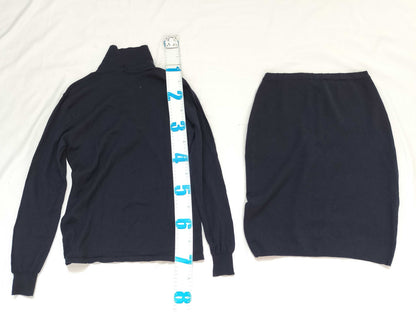 Salvatore Ferragamo Knit Set with Gold Buttons Other Apparel