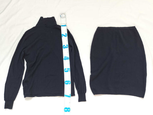 Salvatore Ferragamo Knit Set with Gold Buttons Other Apparel