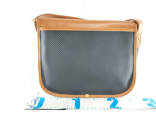 Yves Saint Laurent PVC x Leather Shoulder Bag