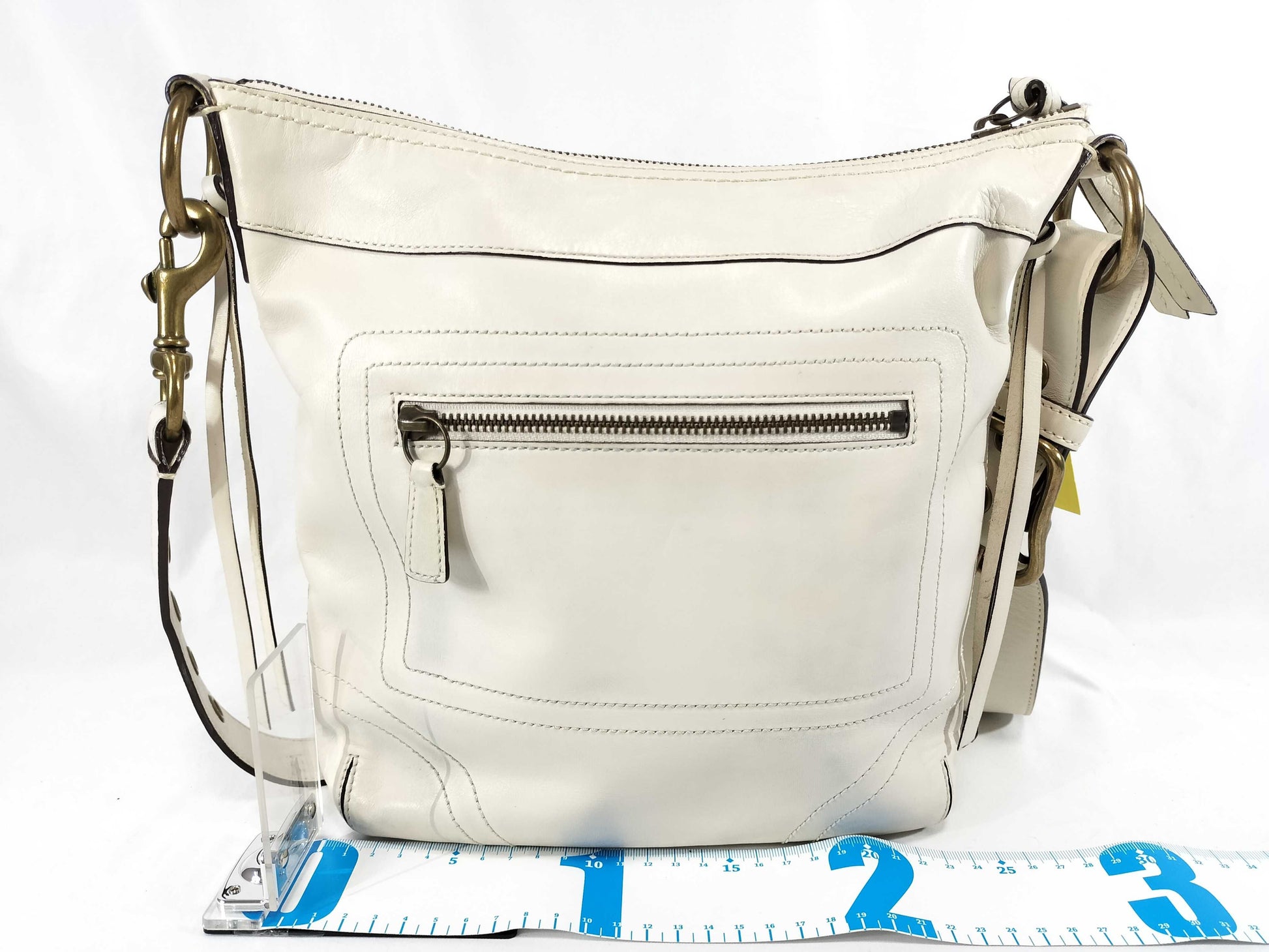 COACH 10399 Shoulder Bag White Shoulder Bag