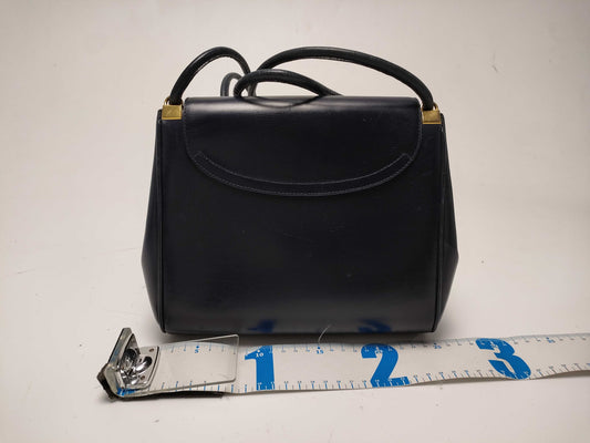 GUCCI Old Calfskin One-Shoulder Navy Shoulder Bag