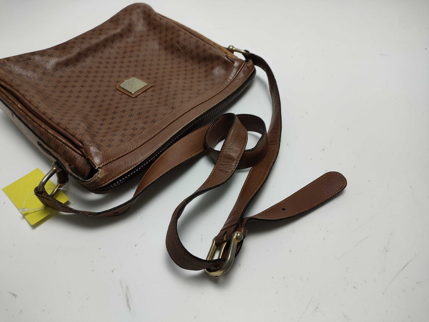 CELINE Vintage Leather Shoulder Bag