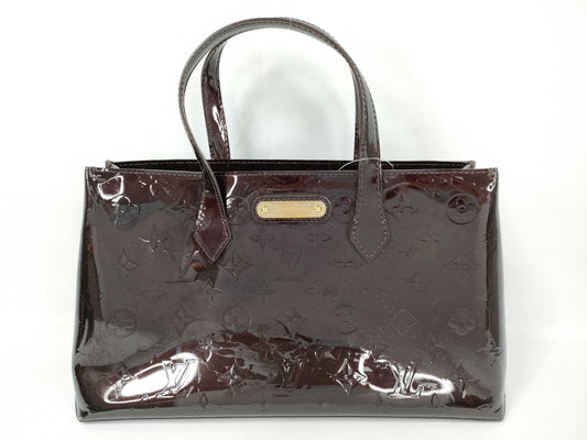 LOUIS VUITTON Vernis Wilshire PM M93641 Handbag