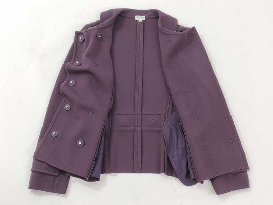 FOXEY double jacket purple jacket