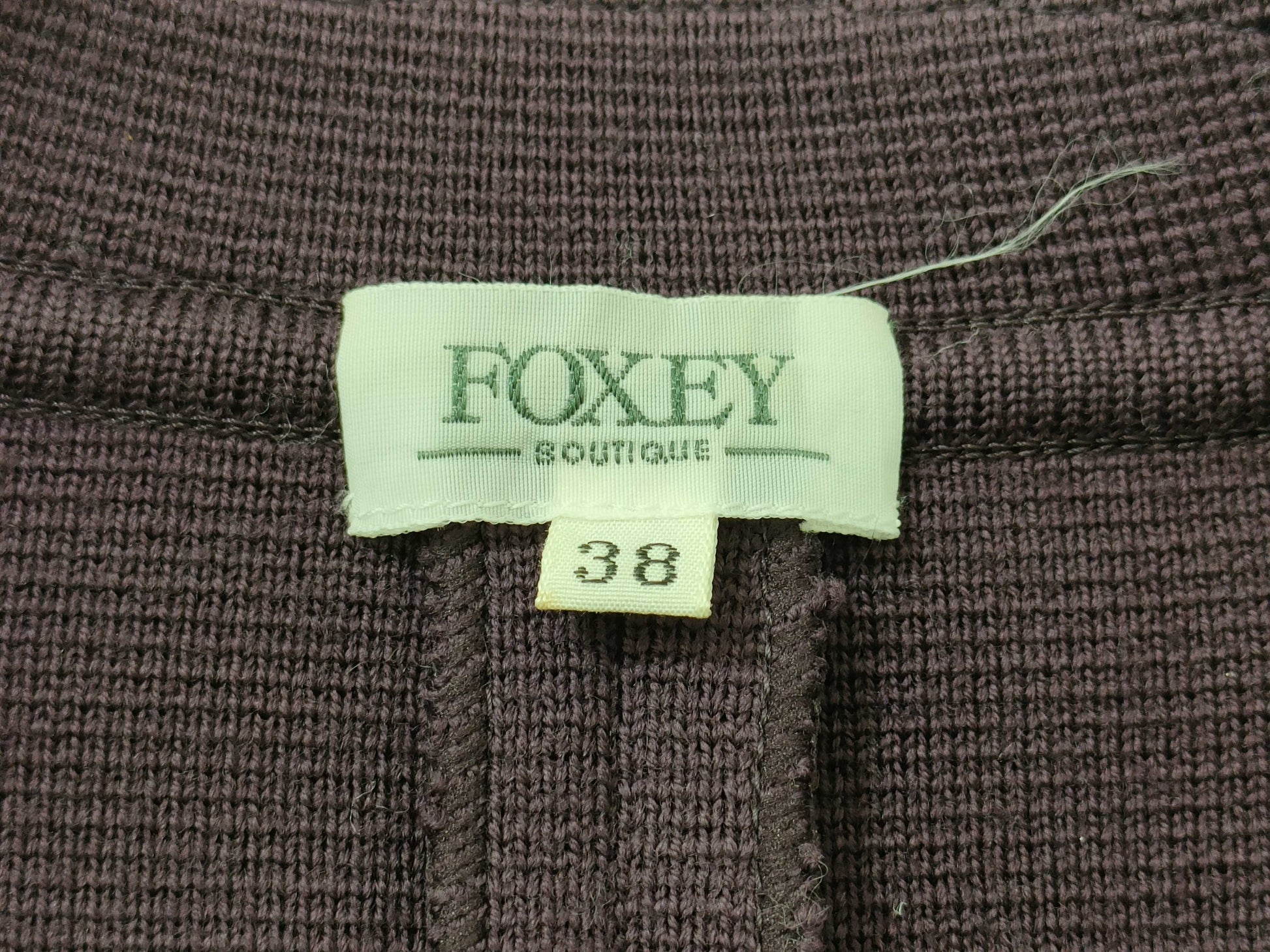 FOXEY double jacket purple jacket