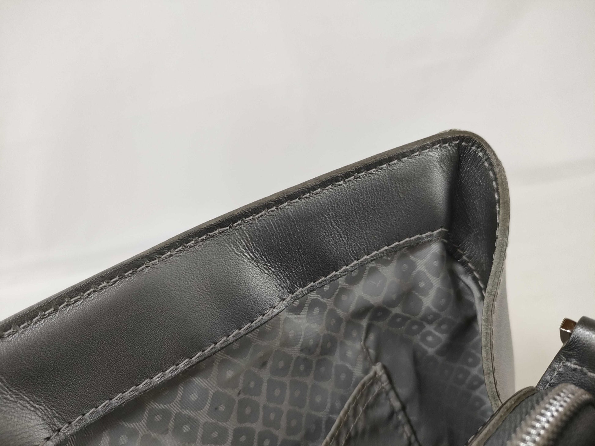 LONG CHAMP Leather 2-Way Handbag