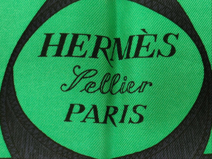 HERMES Carre Green Scarf