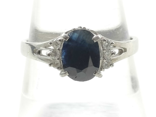 S1.65ct D0.08ct PT900 3.9g Ring 