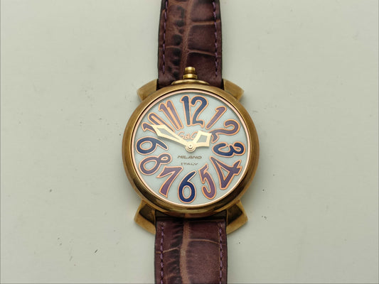 GAGA Milano Manuale 40 23096 Men's Watch with Broken Crown