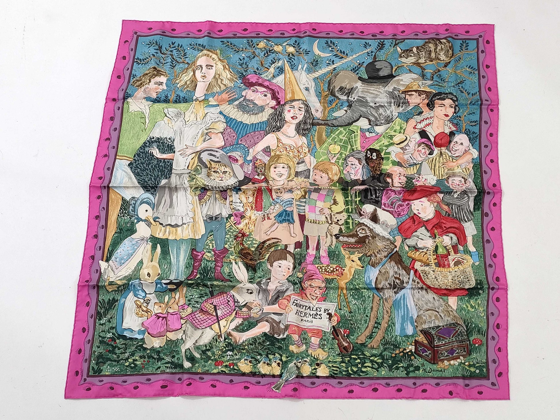 HERMES Carre Fairy Tales Scarf