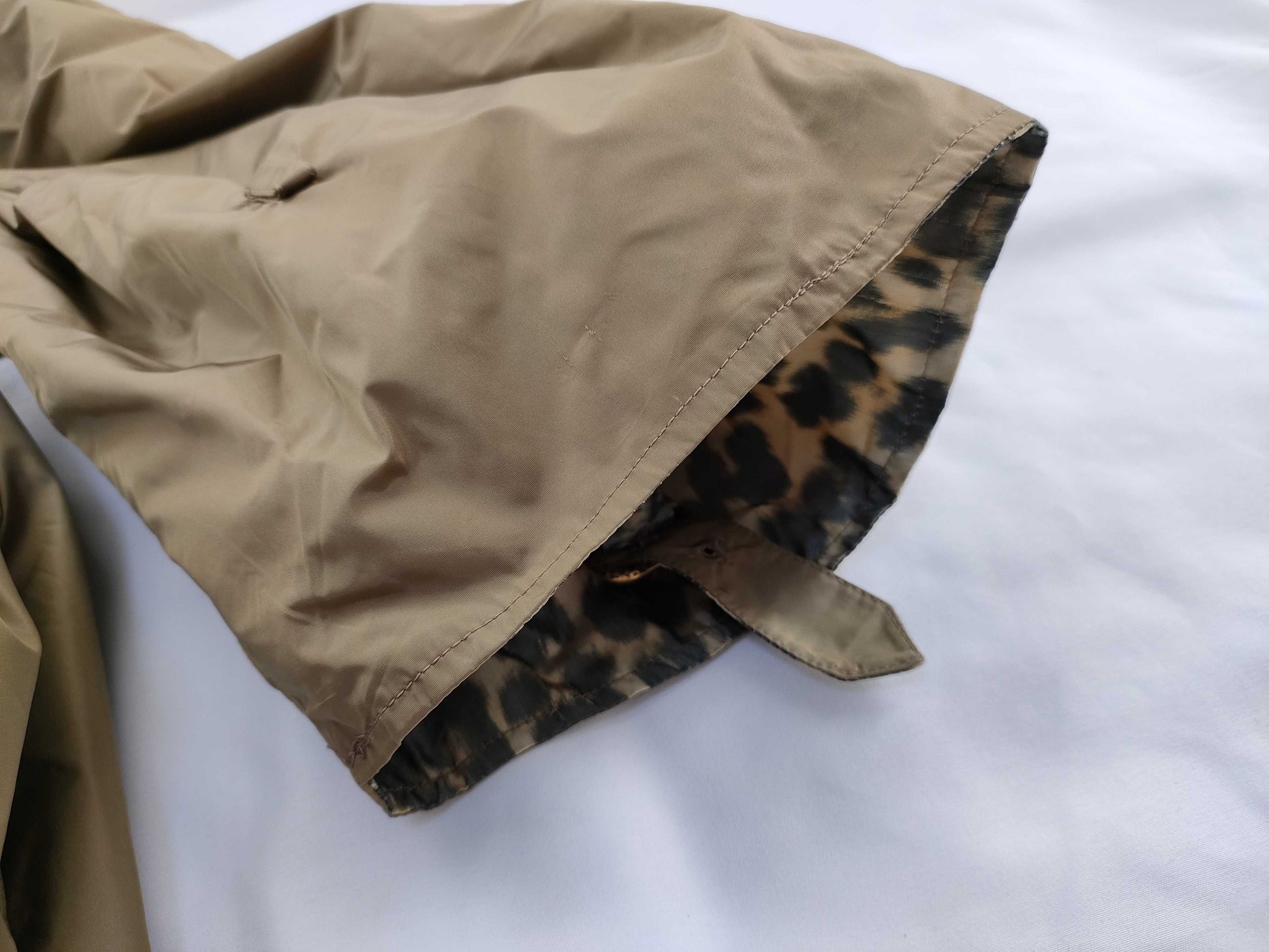 HERMES Leopard Print Reversible Coat Coat