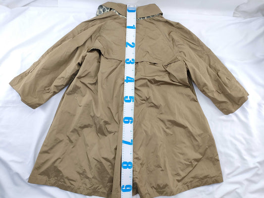 HERMES Leopard Print Reversible Coat Coat