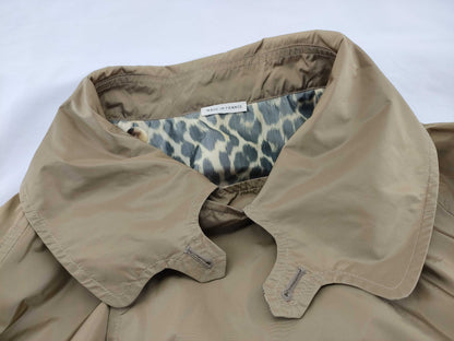 HERMES Leopard Print Reversible Coat Coat