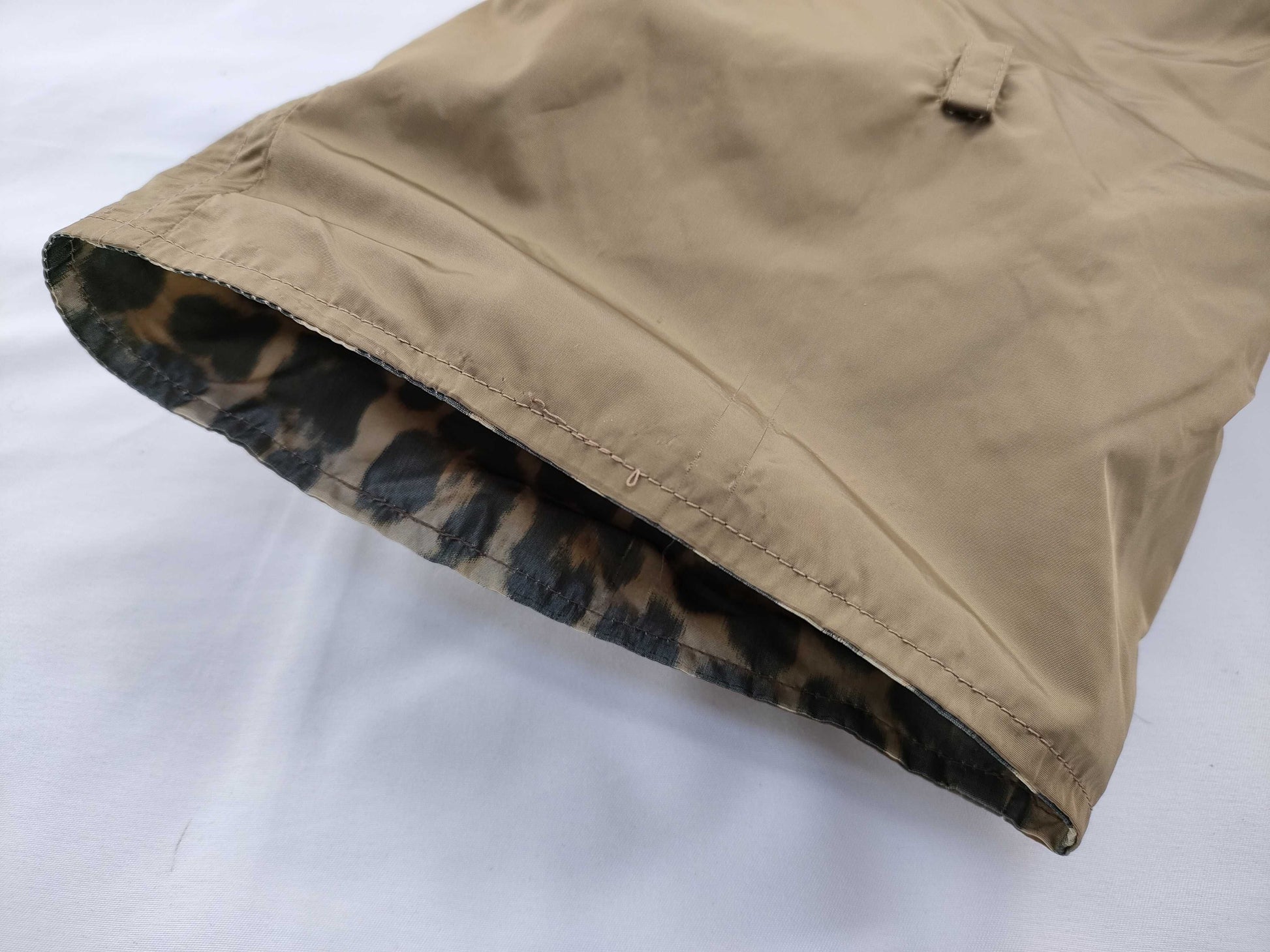 HERMES Leopard Print Reversible Coat Coat