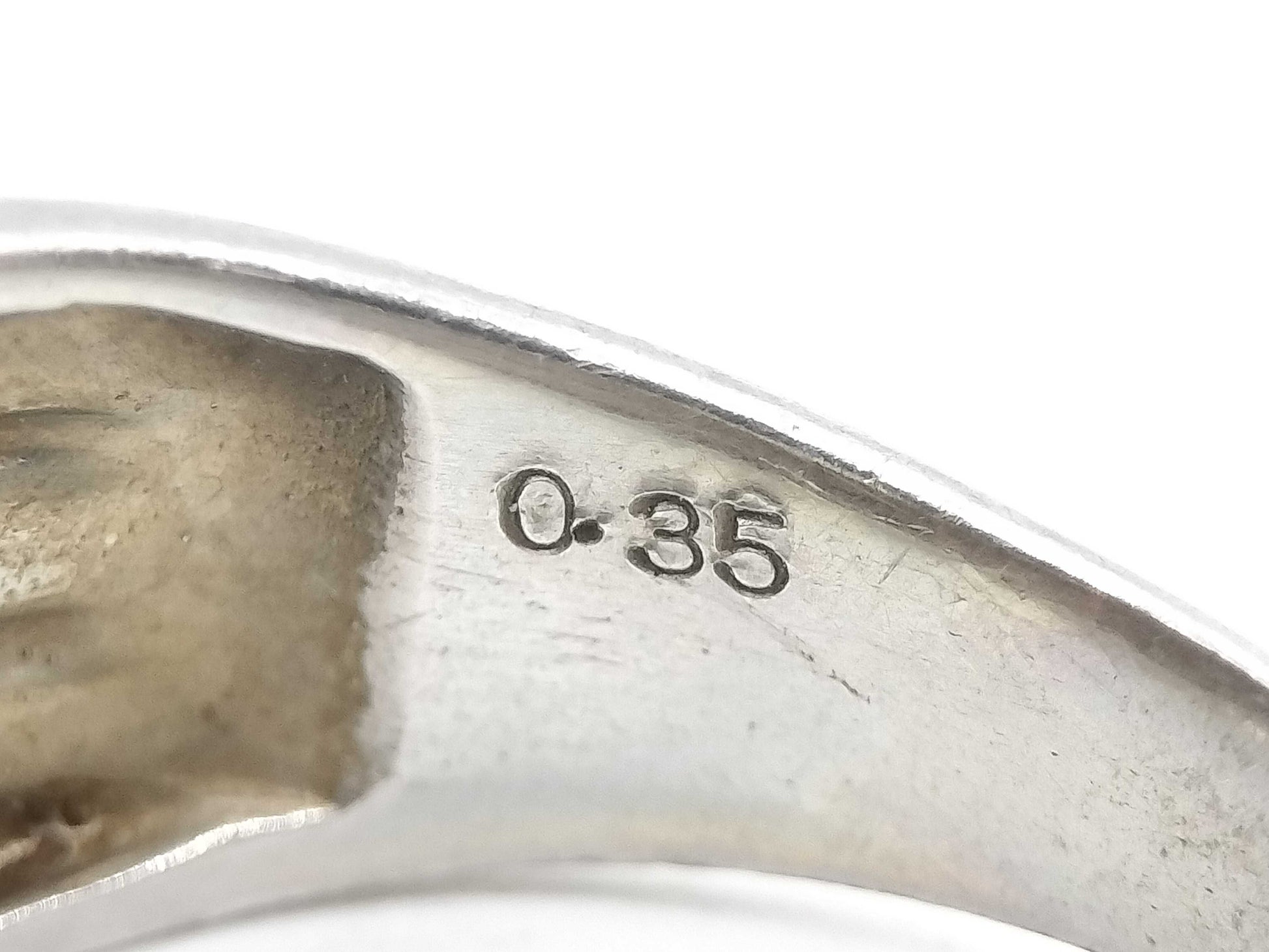 D0.35ct Pt900/K18 7.4g Ring 