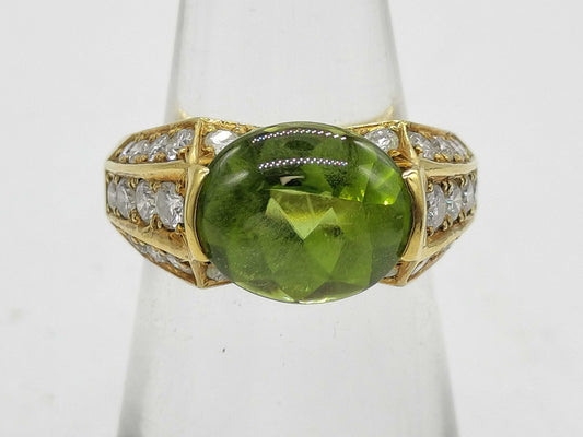 PE4.627ct D0.90ct K18 6.6g Ring 