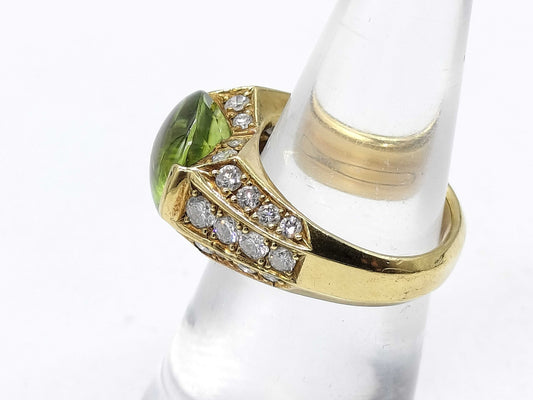 PE4.627ct D0.90ct K18 6.6g Ring 