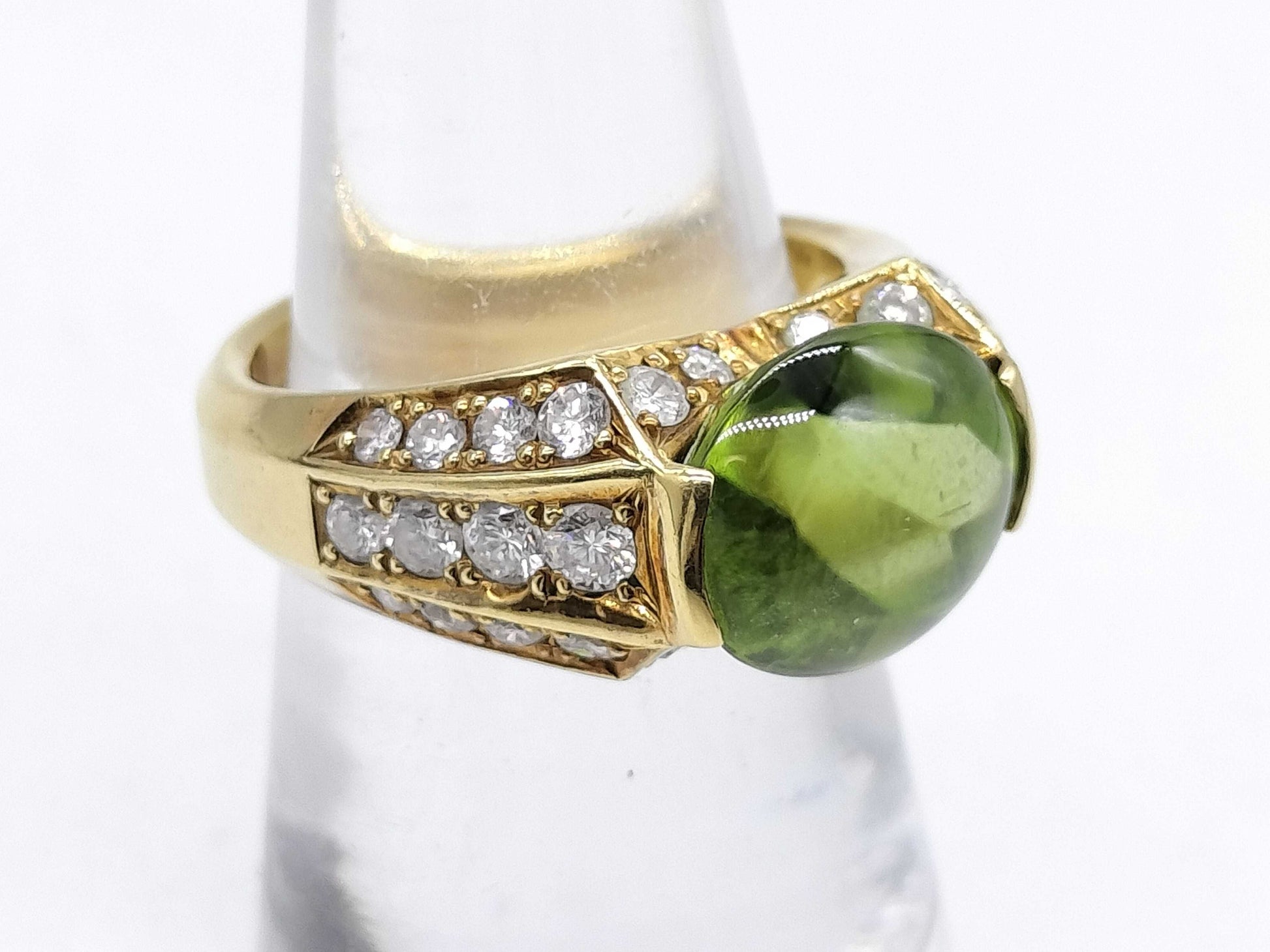 PE4.627ct D0.90ct K18 6.6g Ring 