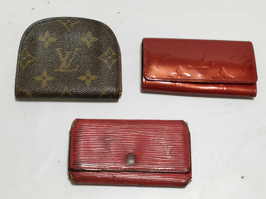 LOUIS VUITTON Vernis Key Case Coin Pouch *3 Key Cases & Key Holders