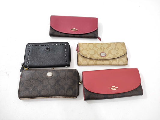 COACH Long Wallet Set of 5