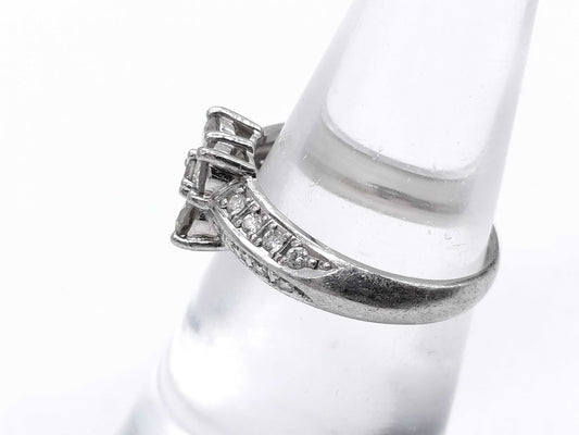 D0.76ct Pt900 4.2g Ring 