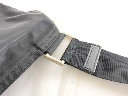 PRADA Nylon Triangle Logo Shoulder Bag