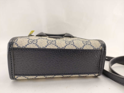 GUCCI GG Supreme Interlocking 2-Way Handbag