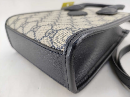 GUCCI GG Supreme Interlocking 2-Way Handbag