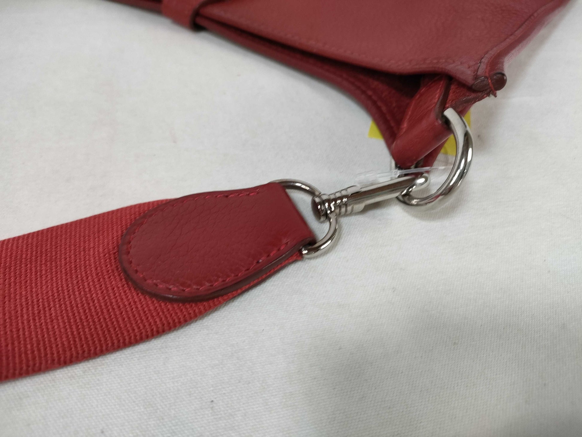 HERMES Evelyn Evelyn 1/G Stamp/Red Shoulder Bag