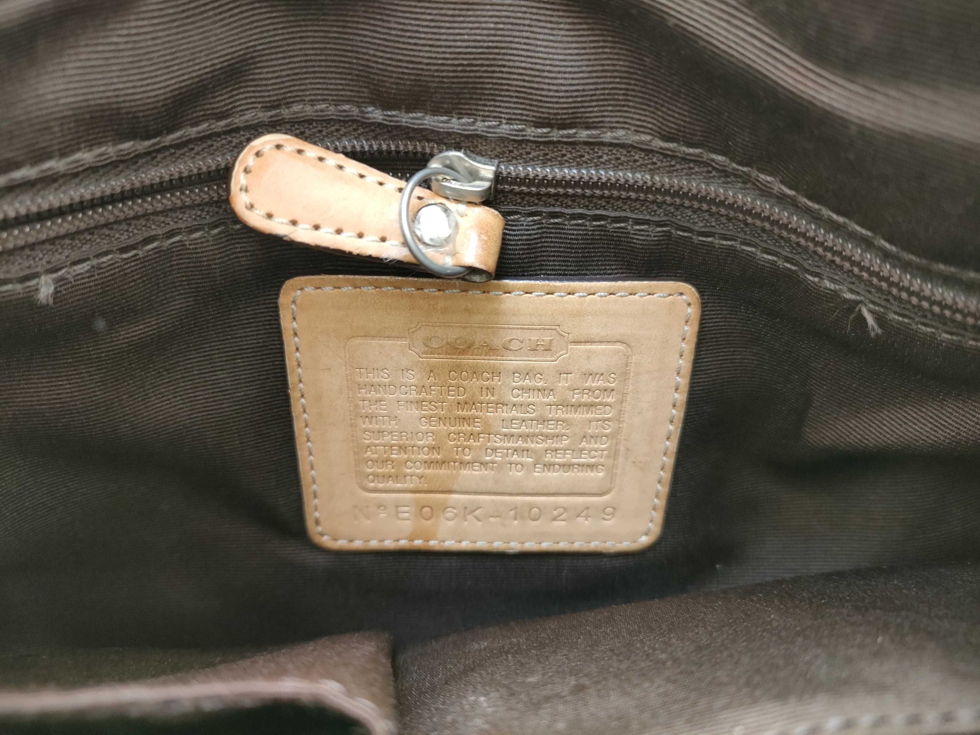 COACH Signature Shoulder/Tote Bag Set of 5