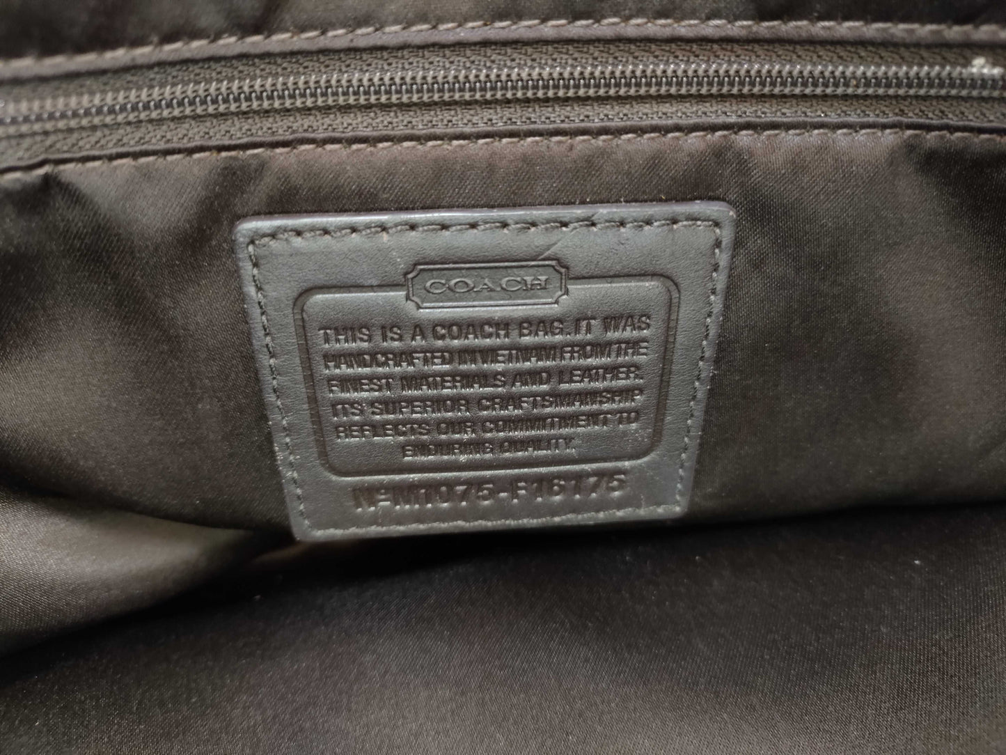 COACH Signature Shoulder/Tote Bag Set of 5