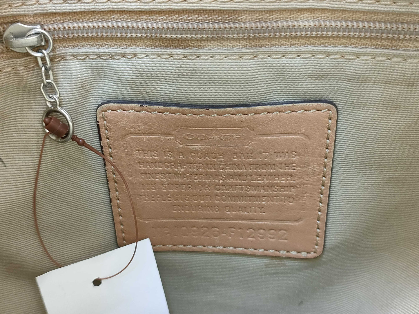 COACH Signature Shoulder/Tote Bag Set of 5