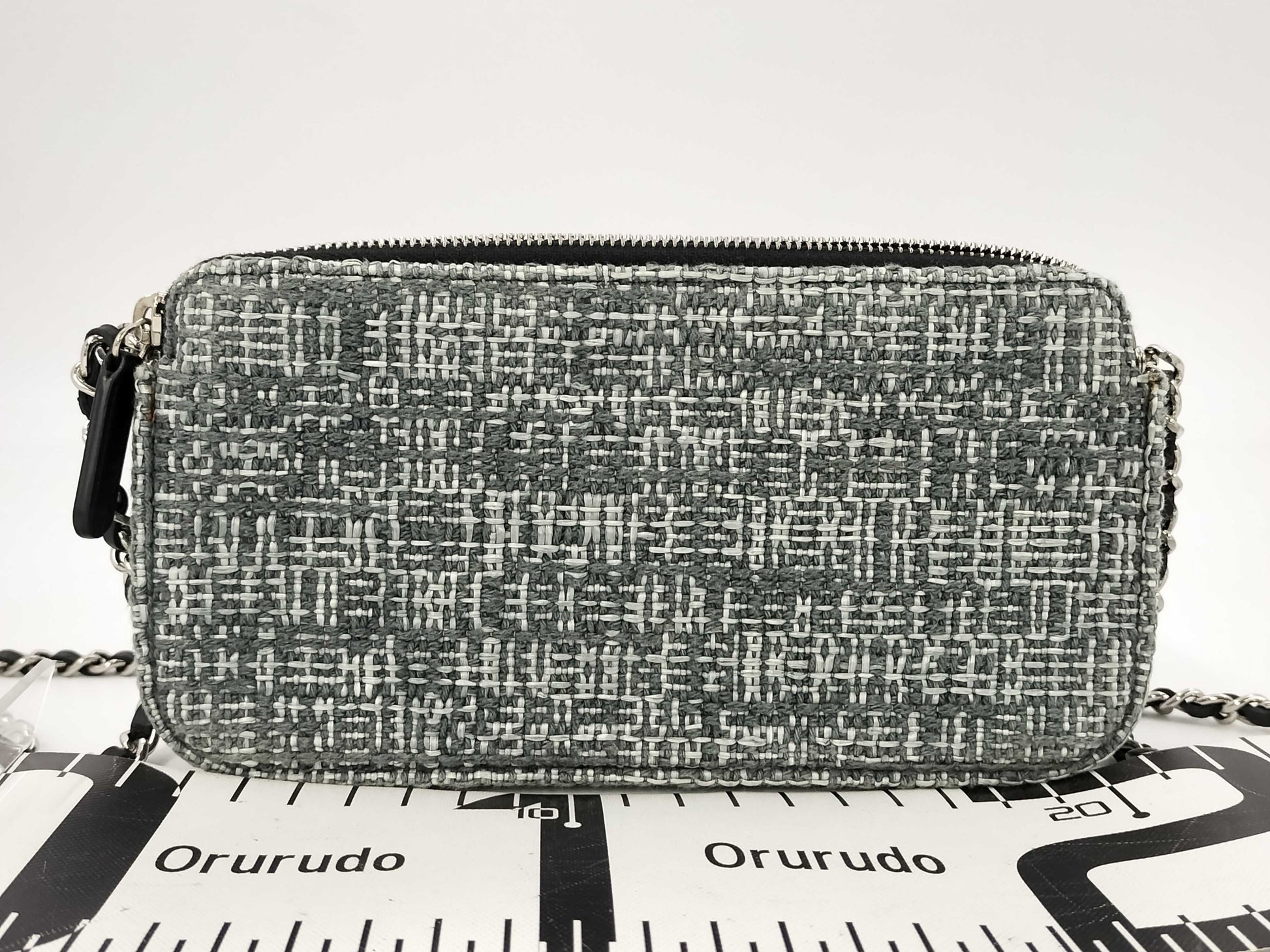 CHANEL Deauville Chain Wallet Shoulder Bag