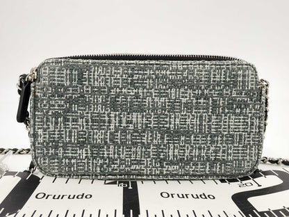 CHANEL Deauville Chain Wallet Shoulder Bag