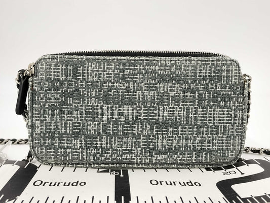 CHANEL Deauville Chain Wallet Shoulder Bag