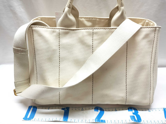 PRADA 2WAY White Handbag