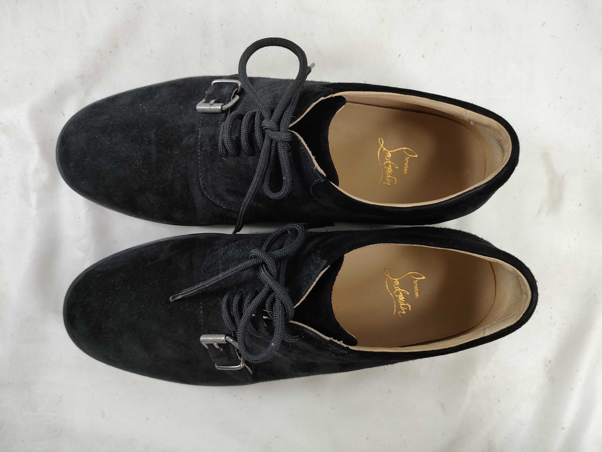 Christian Louboutin suede loafers