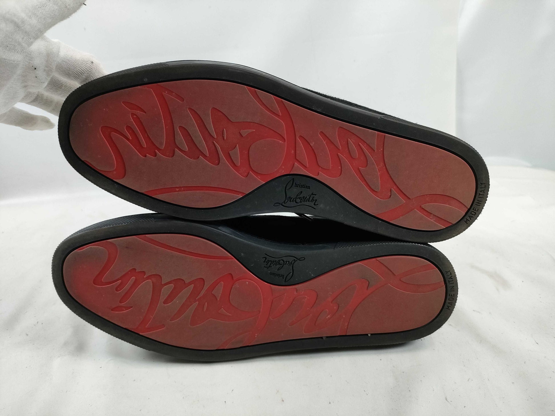 Christian Louboutin suede loafers