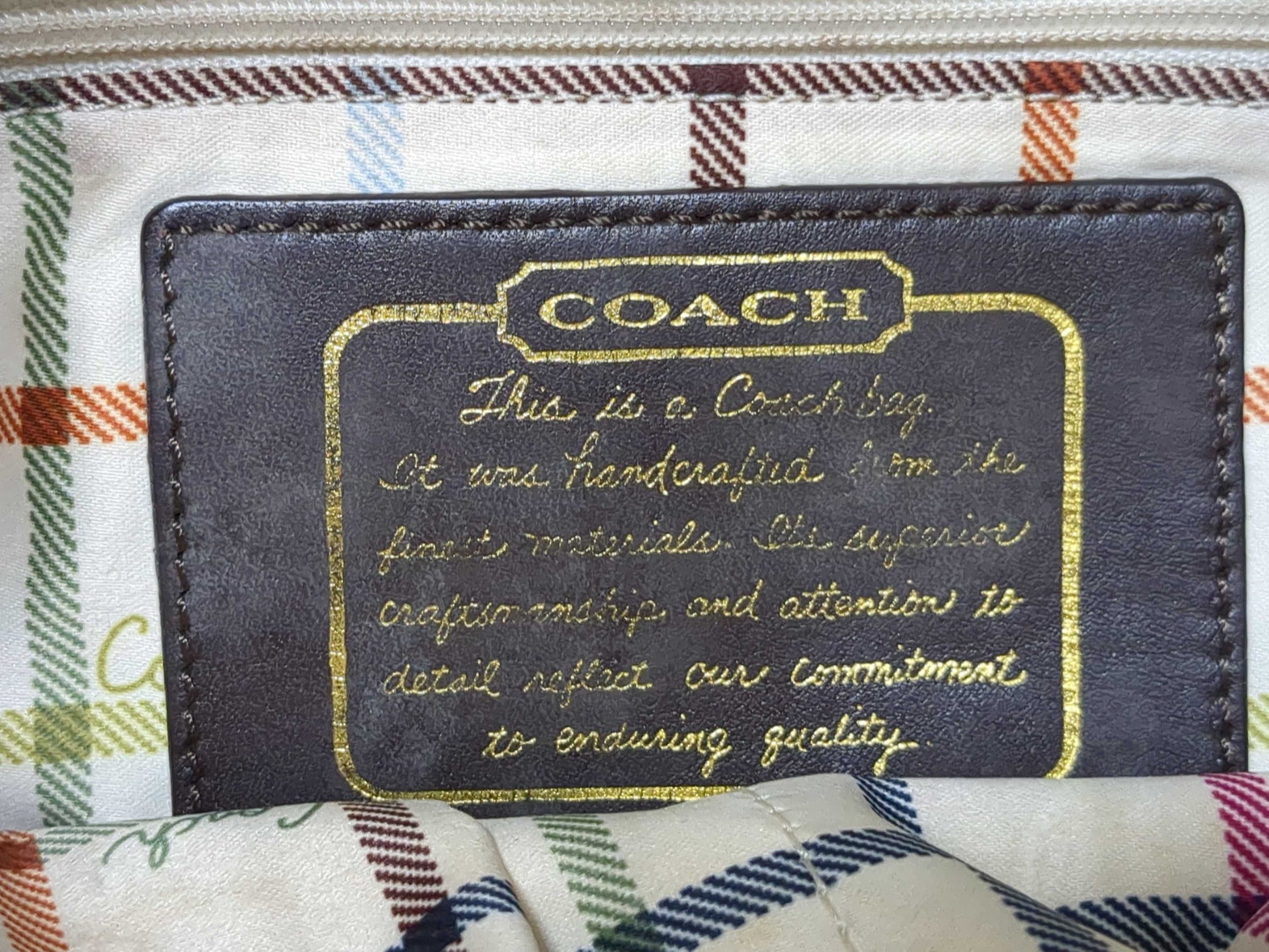 COACH Signature Denim One-Shoulder Bag Set 