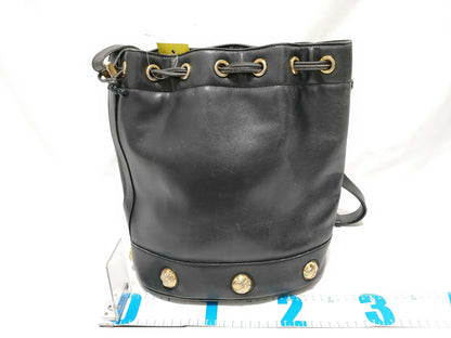 Salvatore Ferragamo Leather Bucket Shoulder Bag